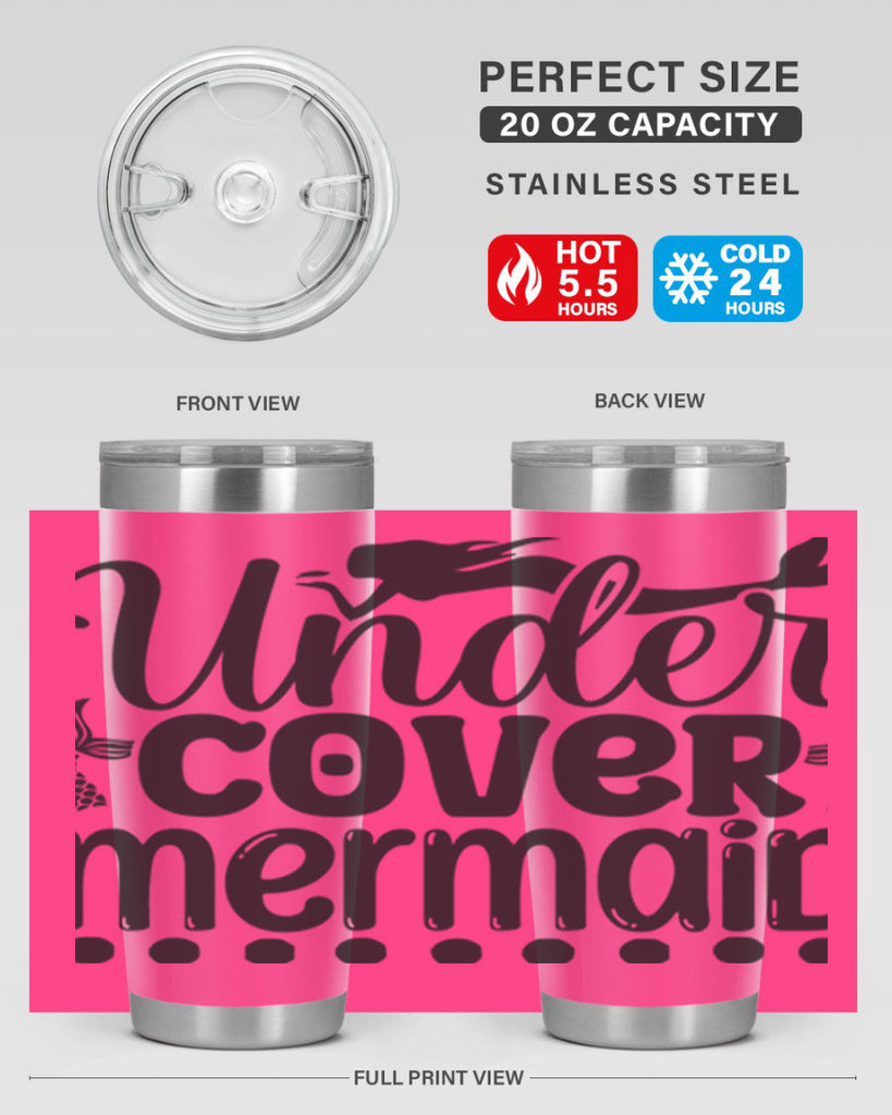 Under cover mermaid 649#- mermaid- Tumbler