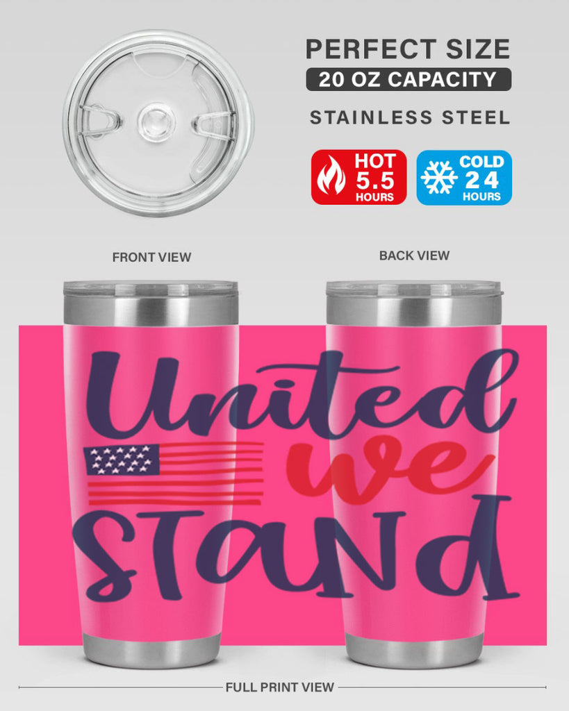 United we stand Style 9#- Fourt Of July- Tumbler