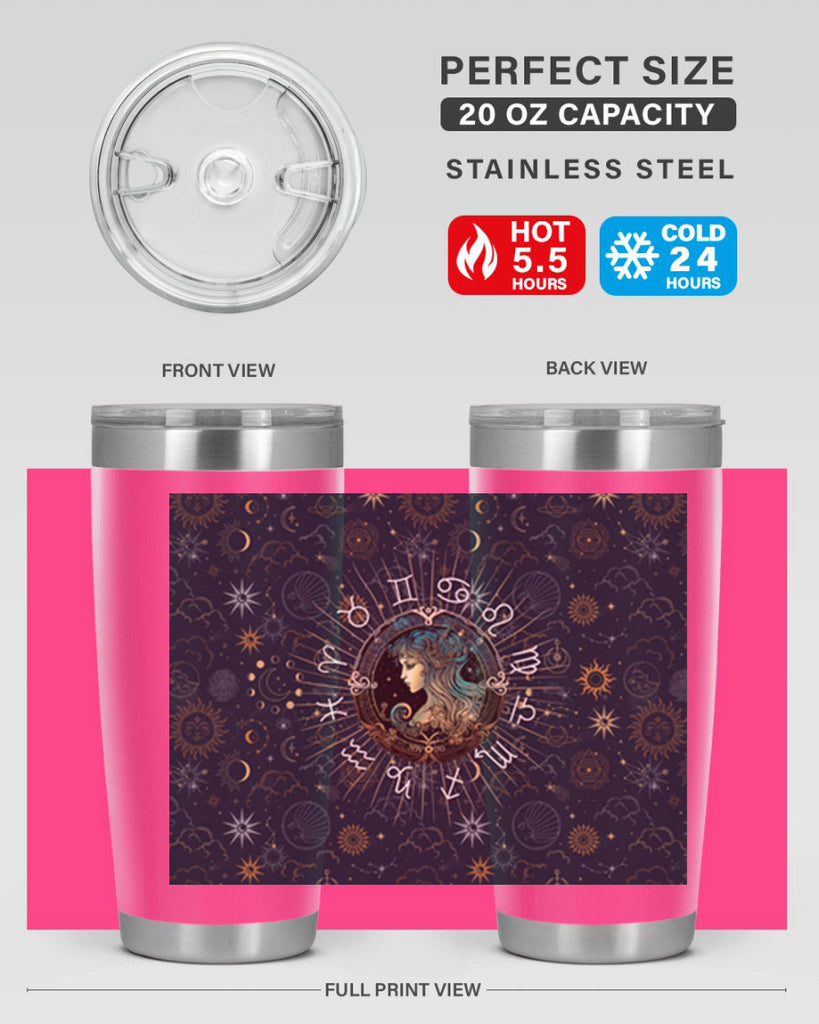 Virgo Straight 529#- zodiac- Tumbler