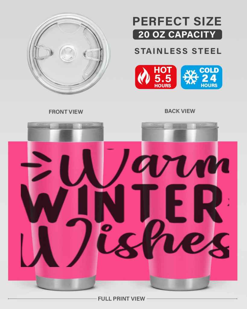 Warm Winter Wishes459#- winter- Tumbler