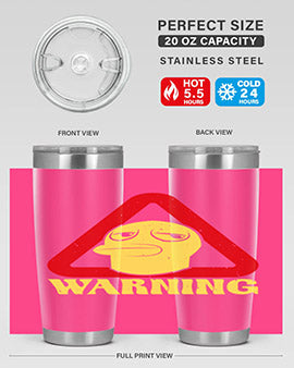 Warning Style 12#- duck- Tumbler