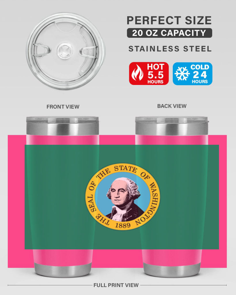 Washington 4#- stateflags- Tumbler