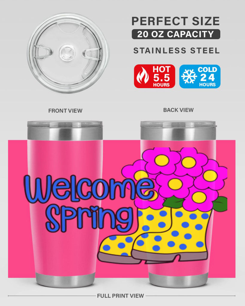 Welcome Spring rainboots page577#- spring- Tumbler