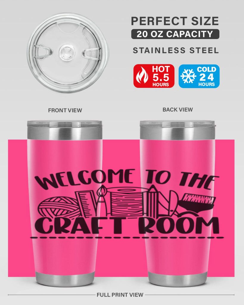 Welcome To the Craft Room 1#- crafting- Tumbler
