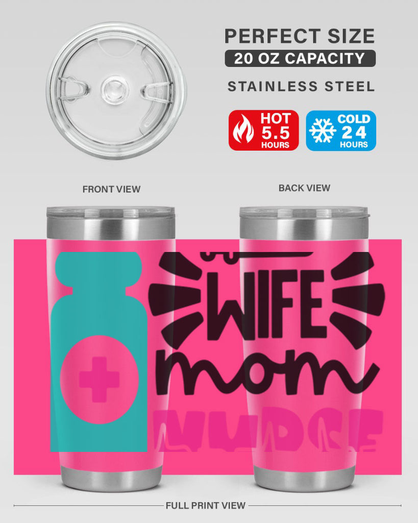 Wife Mom Nurse Style Style 10#- nurse- tumbler