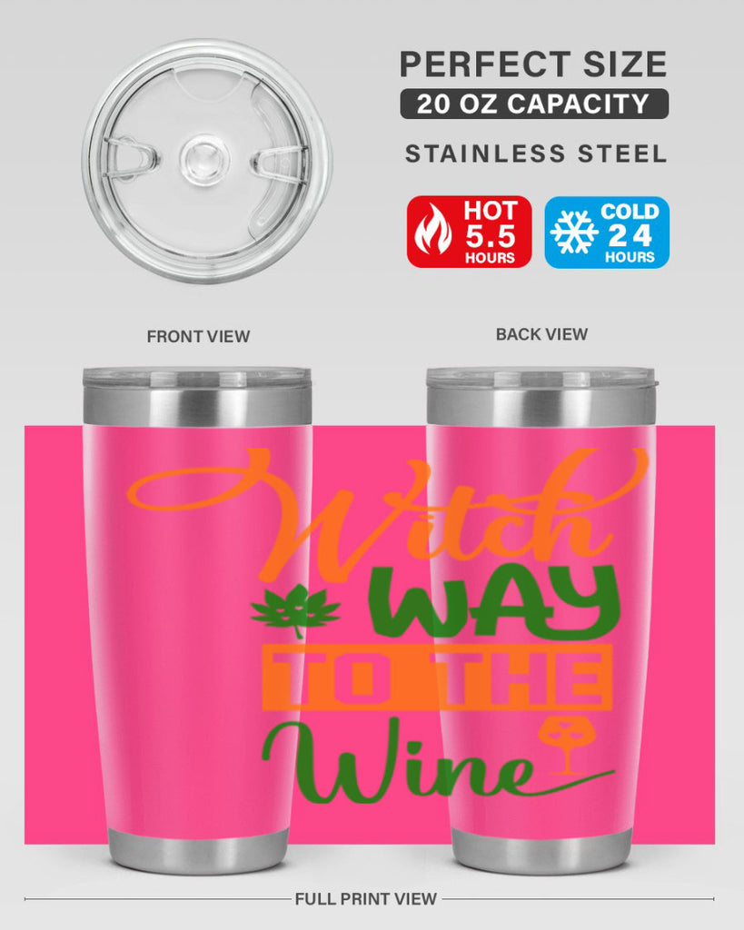 Witch Way to the Wine 650#- fall- Tumbler