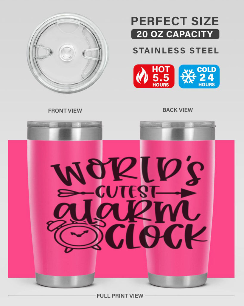 Worlds Cutest Alarm Clock Style 14#- baby- tumbler