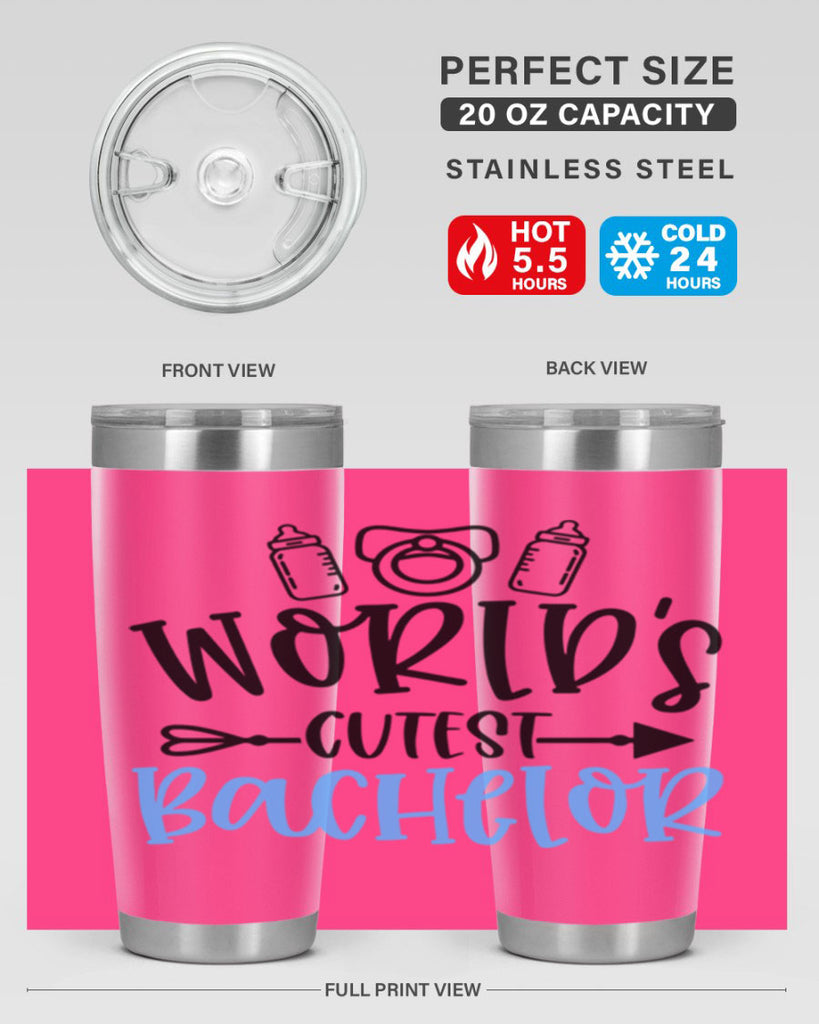 Worlds Cutest Bachelor Style 13#- baby- tumbler