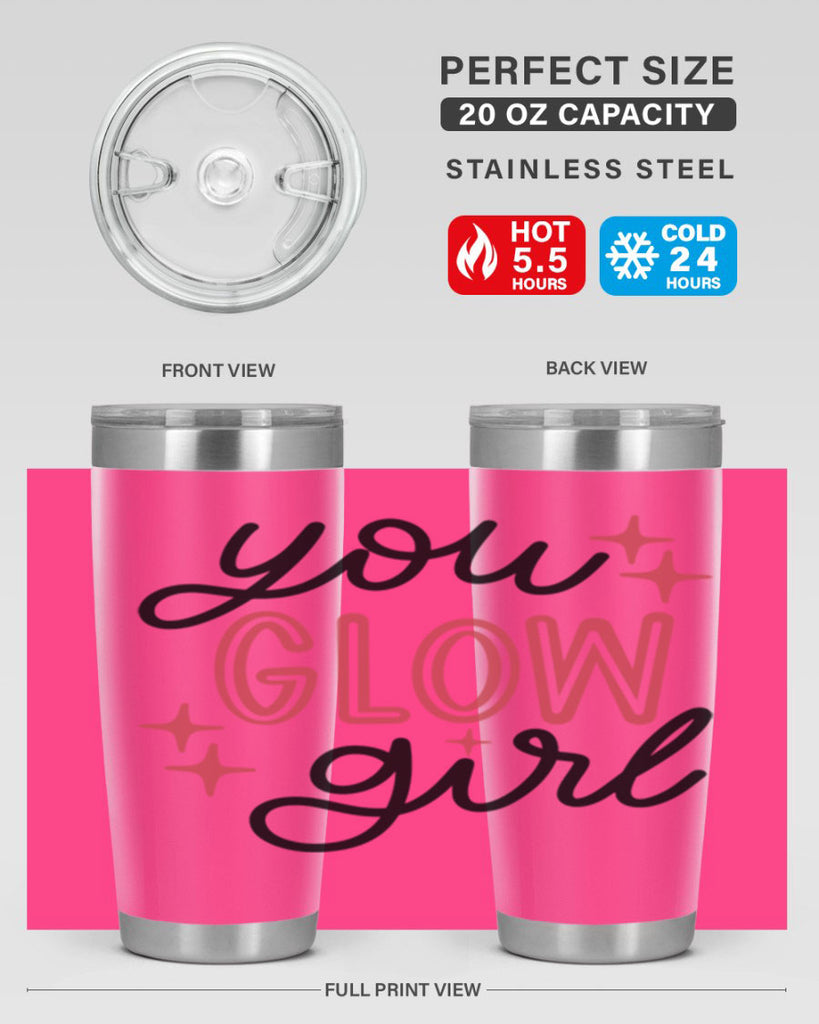 You Glow Girl Style 5#- make up- Tumbler