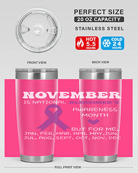 alzheimers awareness style 51#- alzheimers- Tumbler
