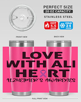 alzheimers awareness style 77#- alzheimers- Tumbler