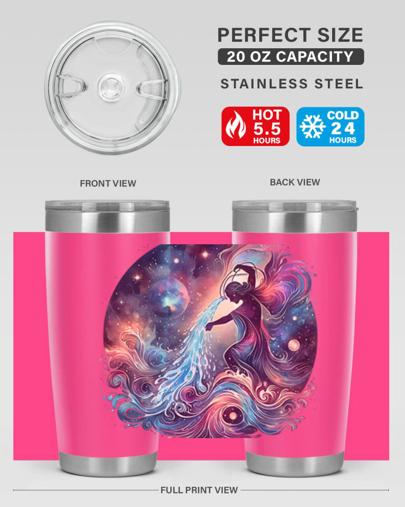 aquarius 79#- zodiac- Tumbler