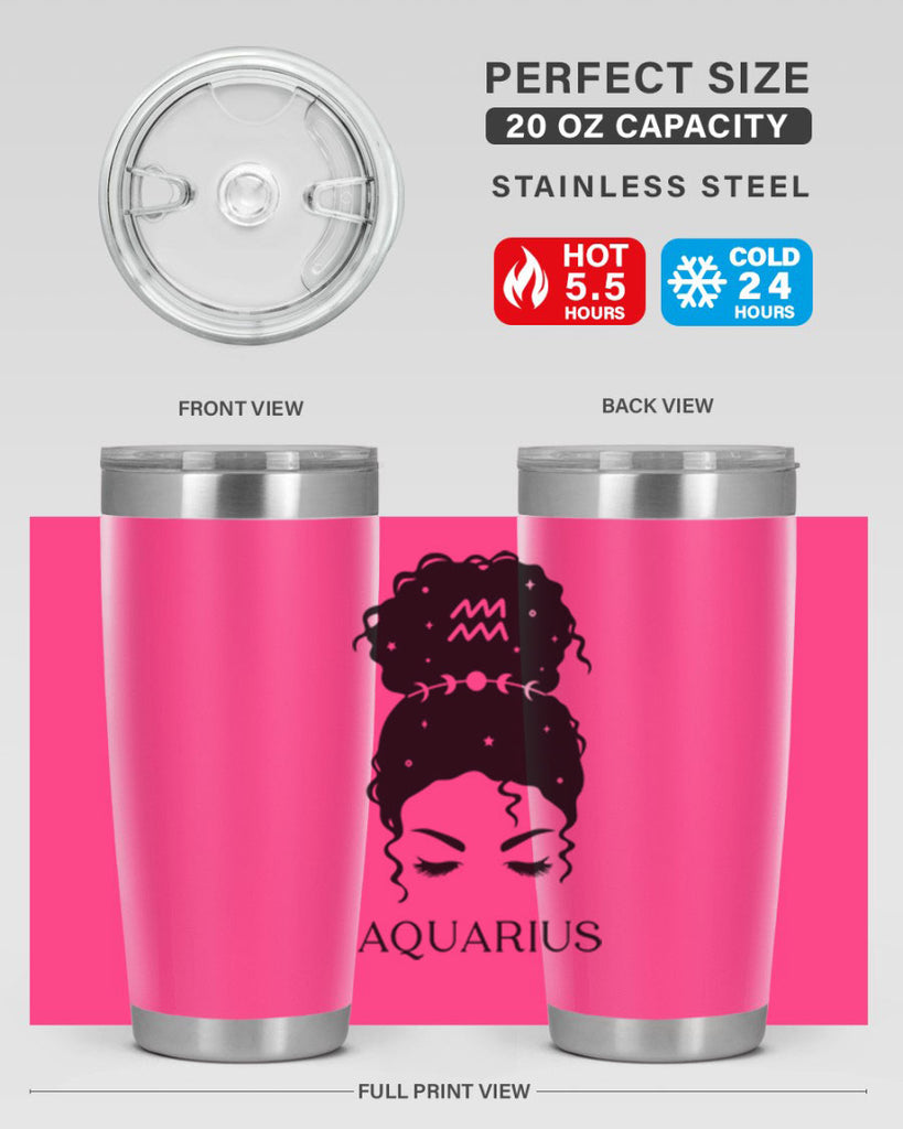 aquarius 81#- zodiac- Tumbler