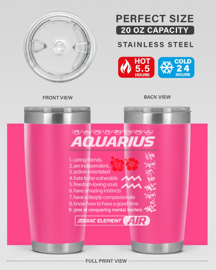 aquarius 85#- zodiac- Tumbler