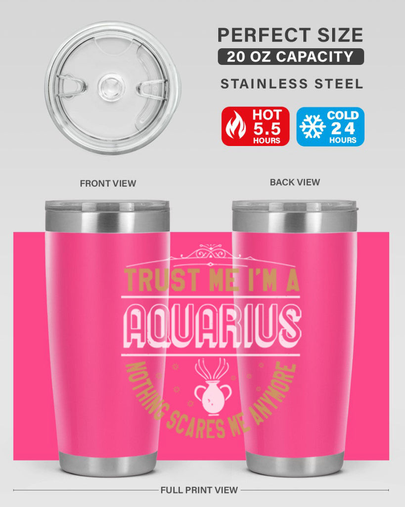 aquarius 87#- zodiac- Tumbler