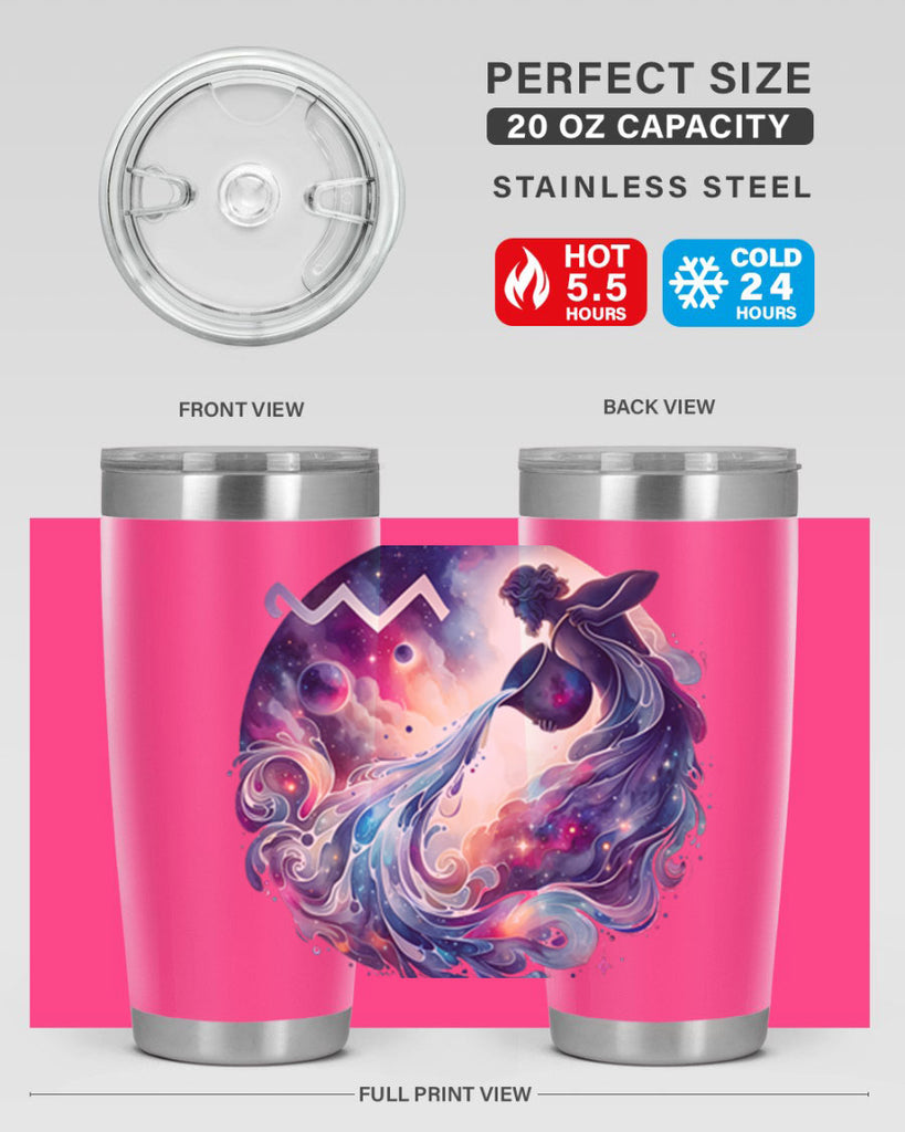 aquarius 89#- zodiac- Tumbler
