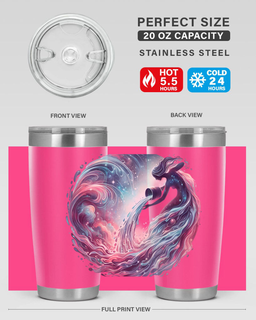 aquarius 91#- zodiac- Tumbler
