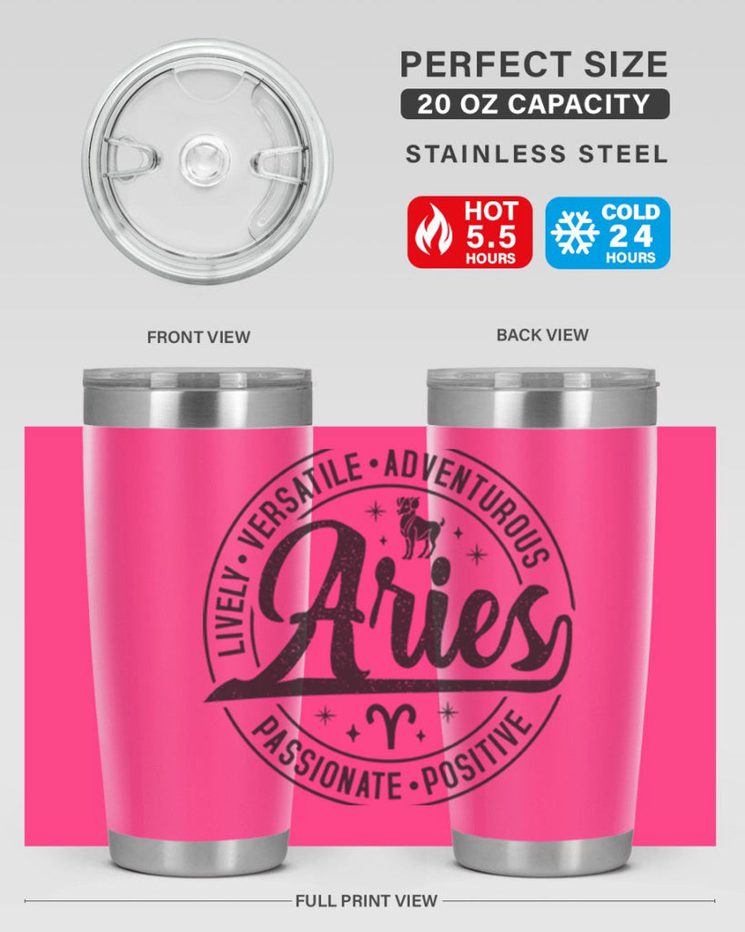 aries 102#- zodiac- Tumbler
