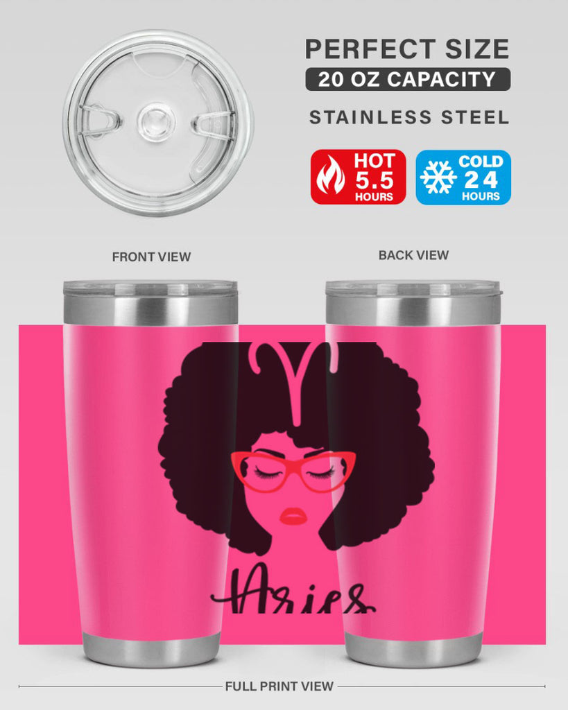 aries 122#- zodiac- Tumbler
