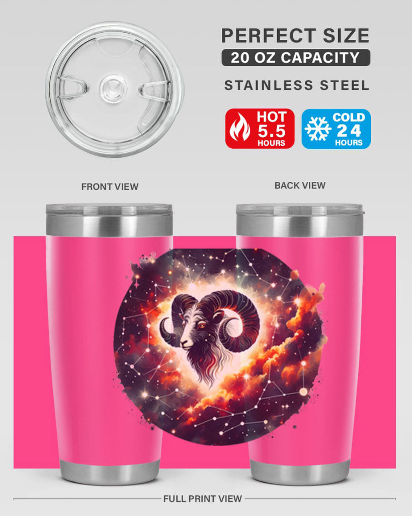 aries 126#- zodiac- Tumbler