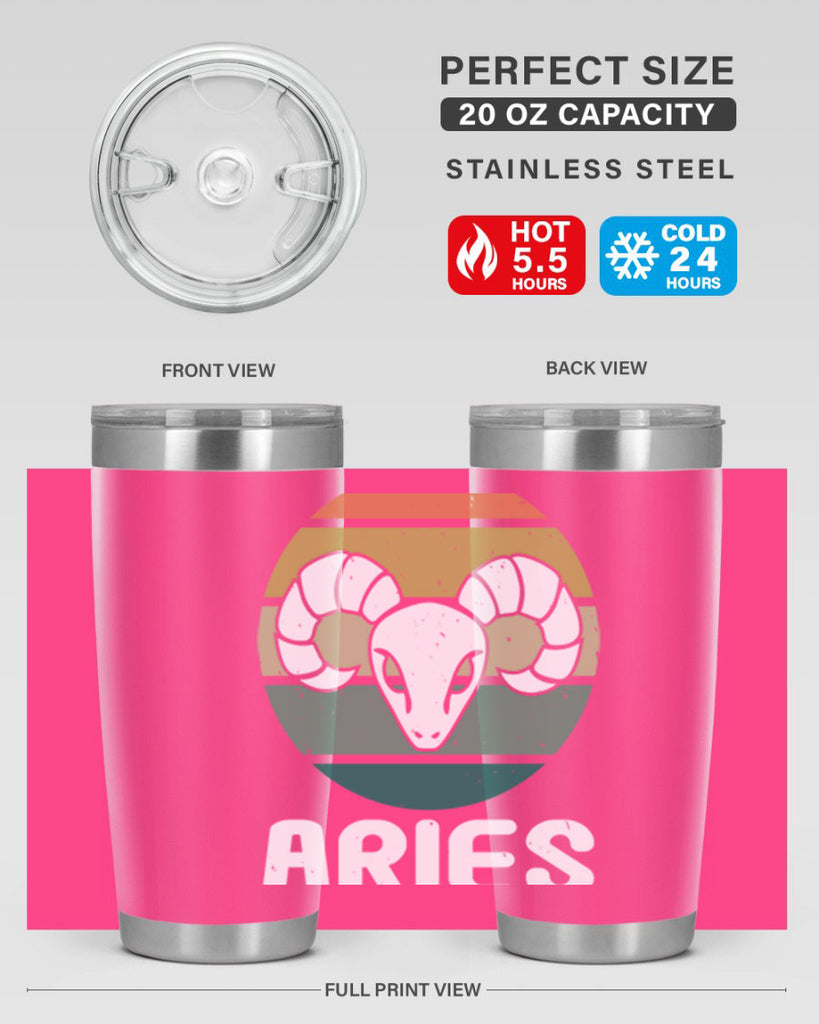 aries 134#- zodiac- Tumbler