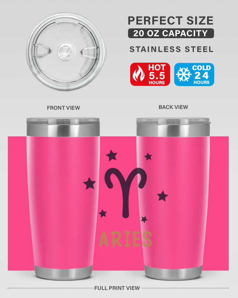 aries 135#- zodiac- Tumbler
