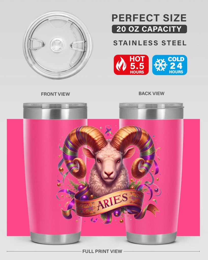 aries 136#- zodiac- Tumbler