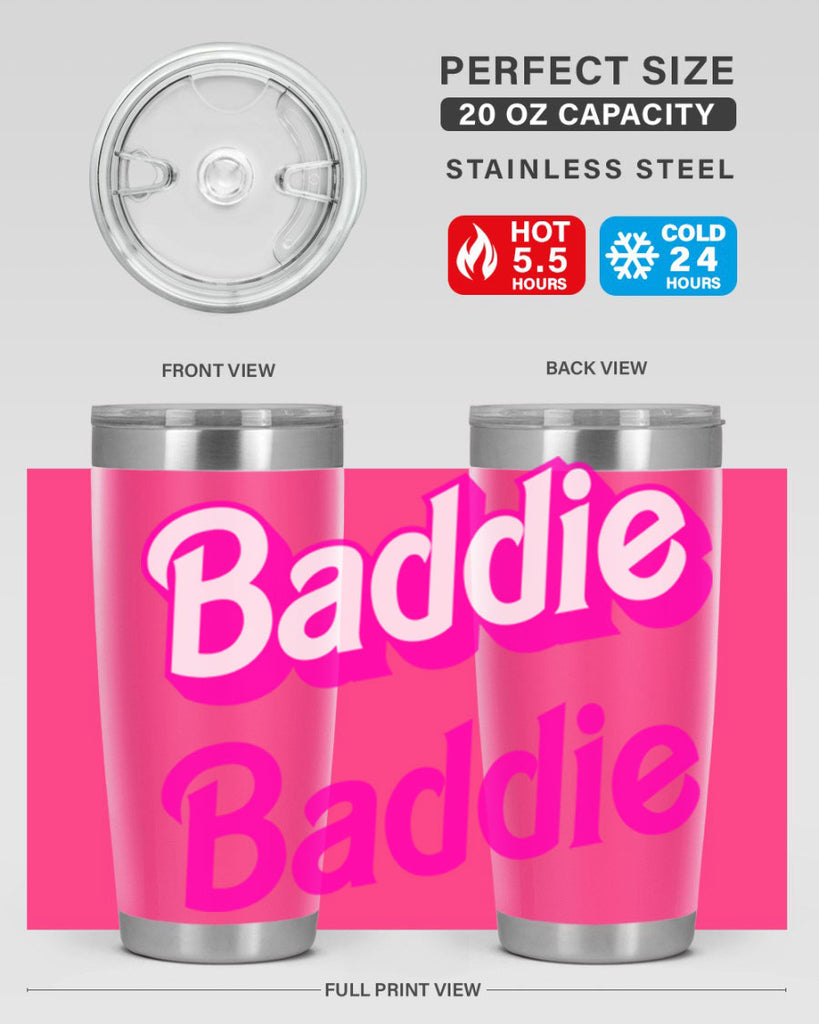 baddie 271#- black words phrases- Cotton Tank