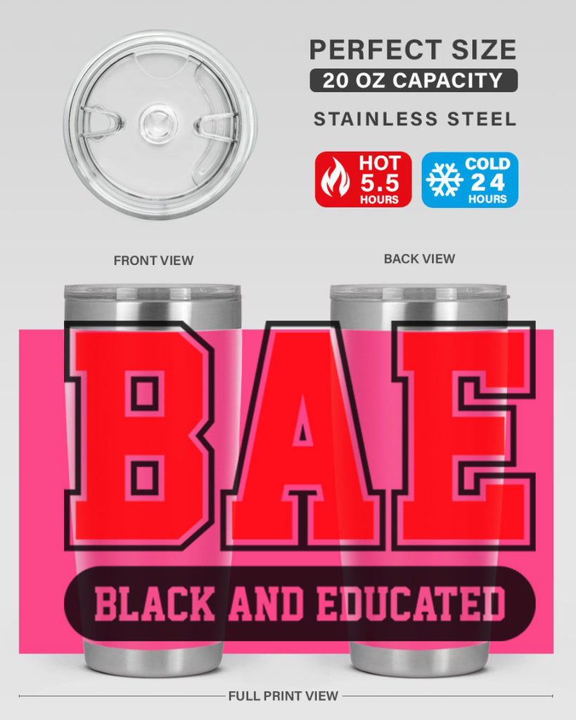 bae black and educated 266#- black words phrases- Cotton Tank