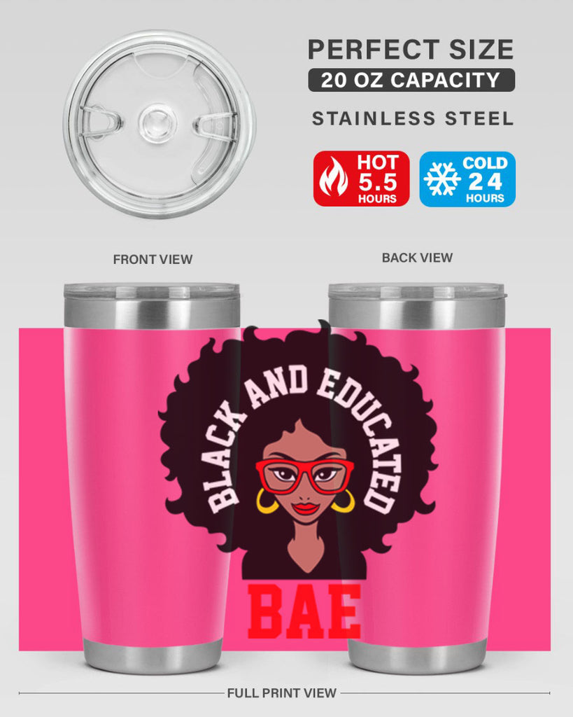 bae black and educated 267#- black words phrases- Cotton Tank