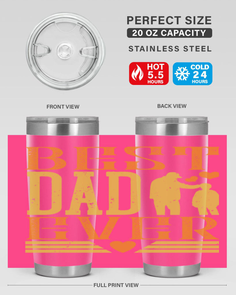 best dad ever 199#- fathers day- Tumbler