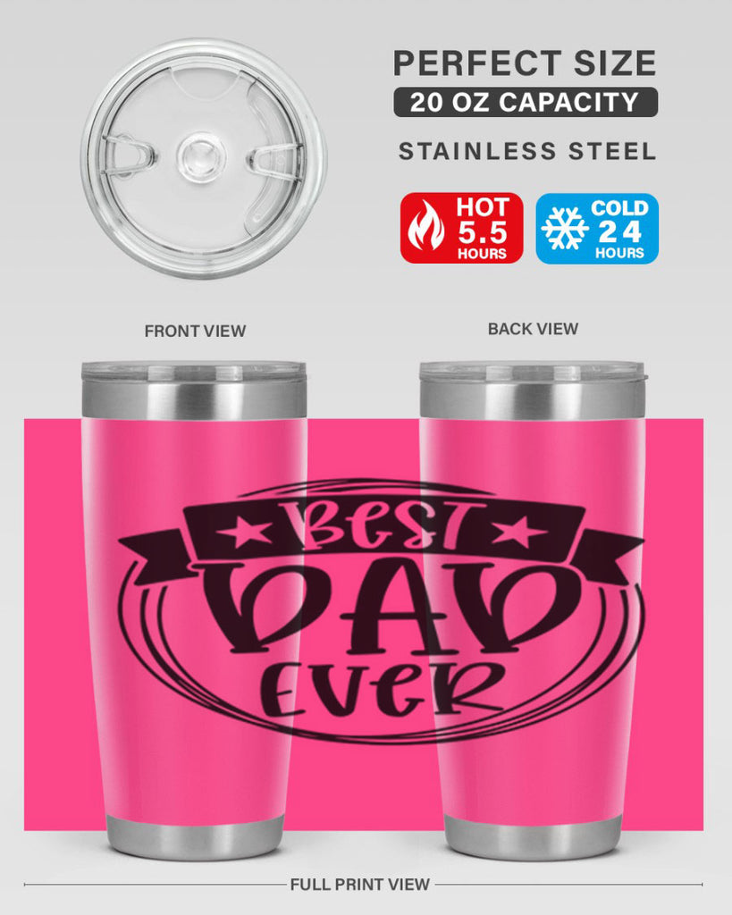 best dad ever 72#- fathers day- Tumbler