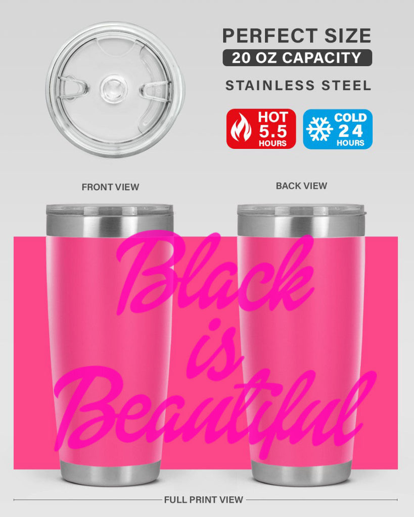 black is beautiful 200#- black words phrases- Cotton Tank