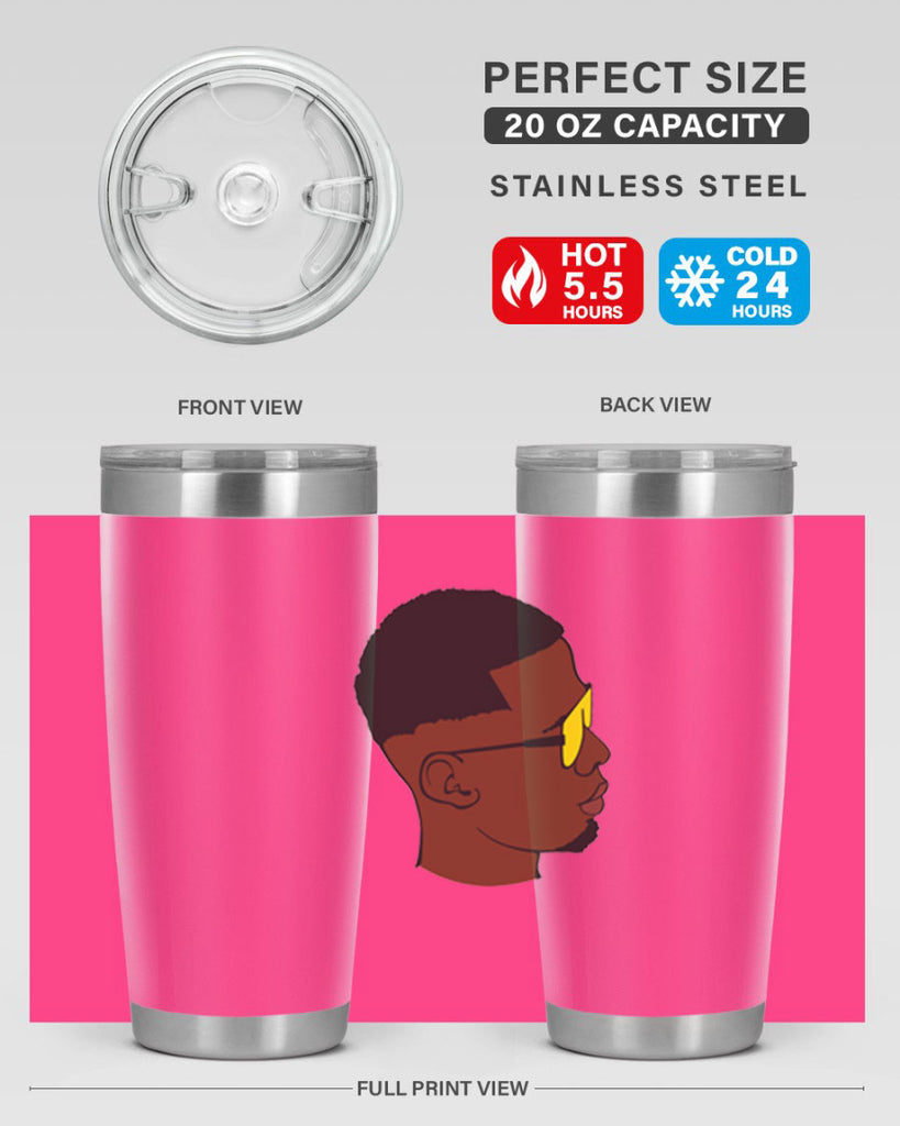 black man 27#- black men - boys- tumbler