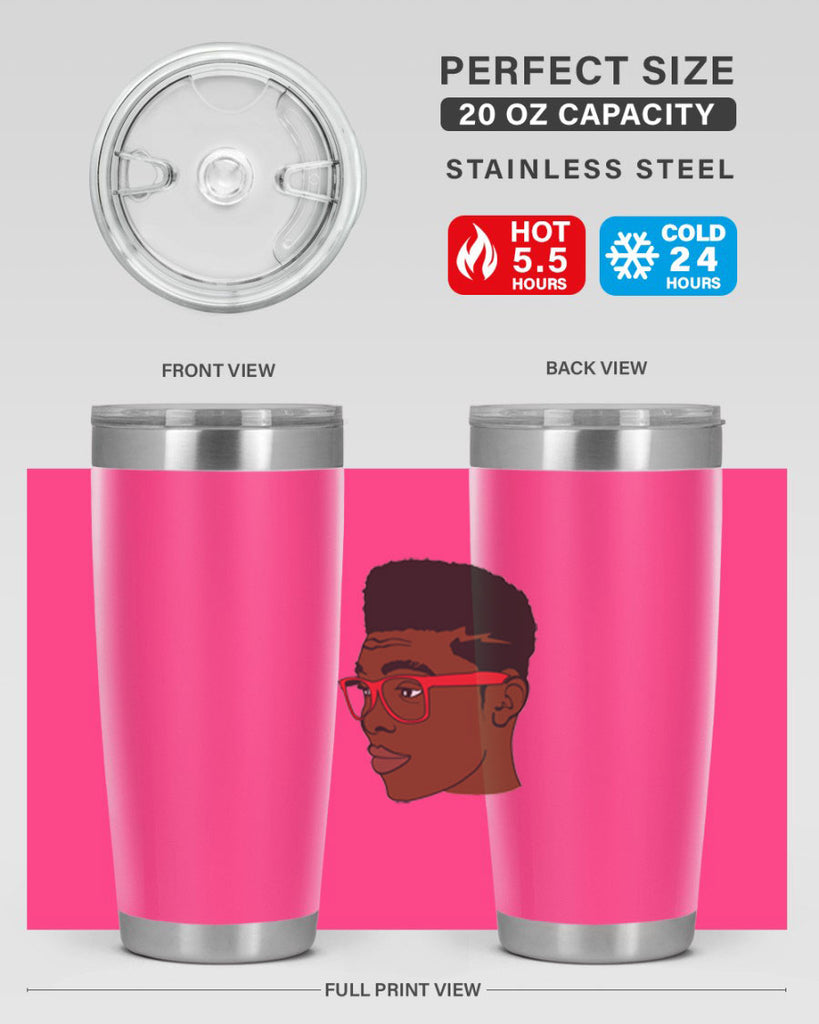 black man 37#- black men - boys- tumbler