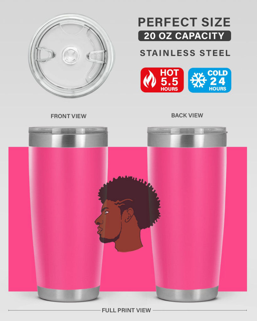 black man 39#- black men - boys- tumbler