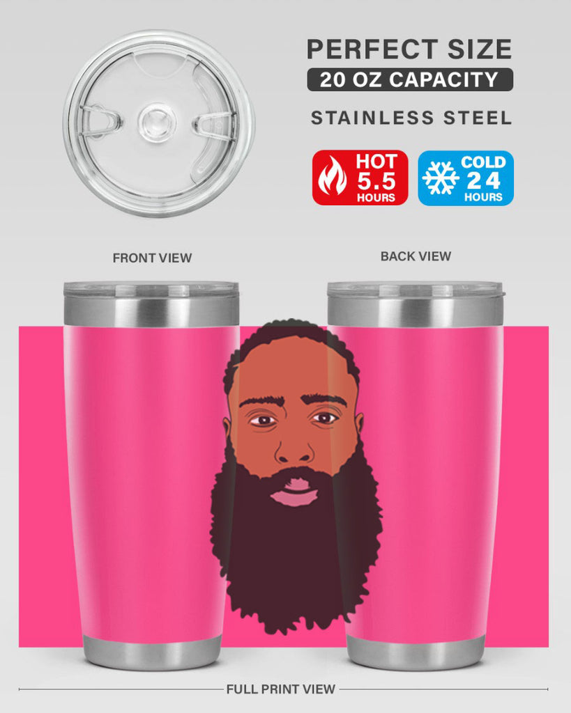 black man style 2#- black men - boys- tumbler