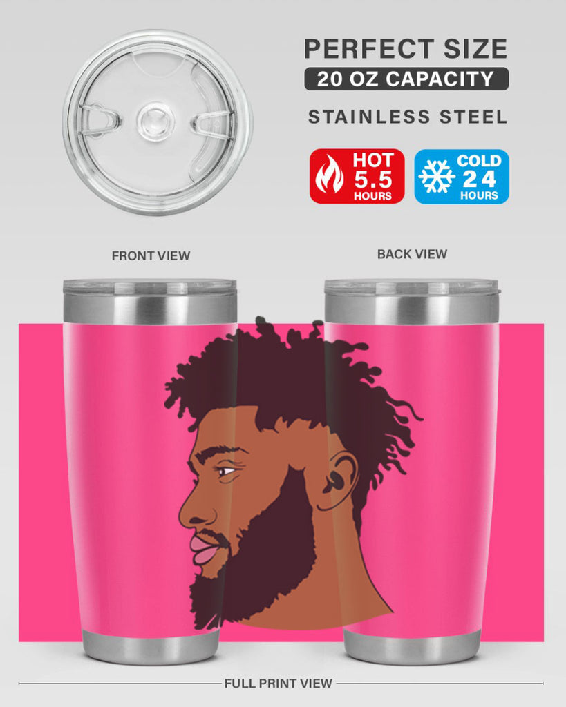 black man style 3#- black men - boys- tumbler