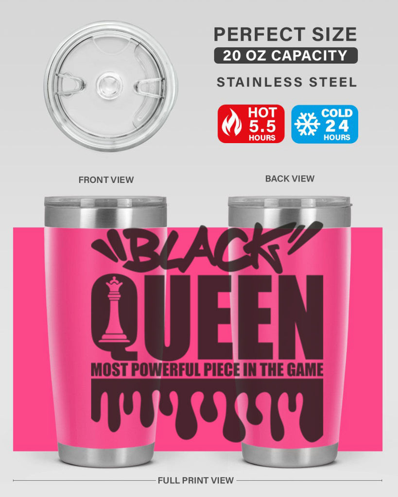 black queen 213#- black words phrases- Cotton Tank
