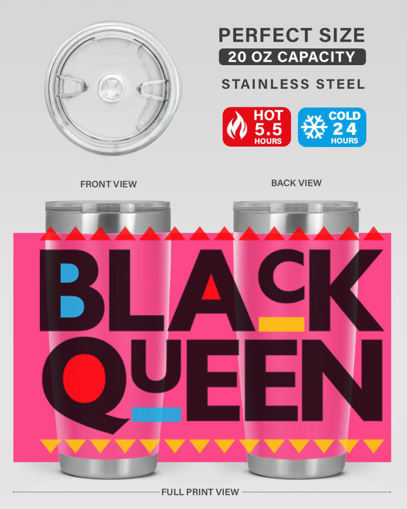 black queen 222#- black words phrases- Cotton Tank