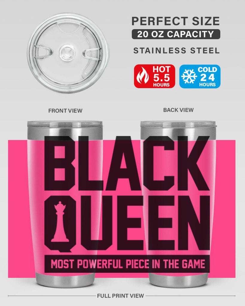 black queenchess 194#- black words phrases- Cotton Tank