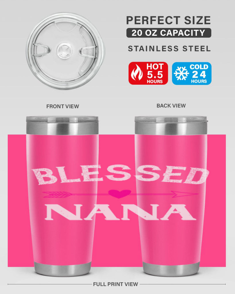 blessed nana 34#- grandma - nana- Tumbler