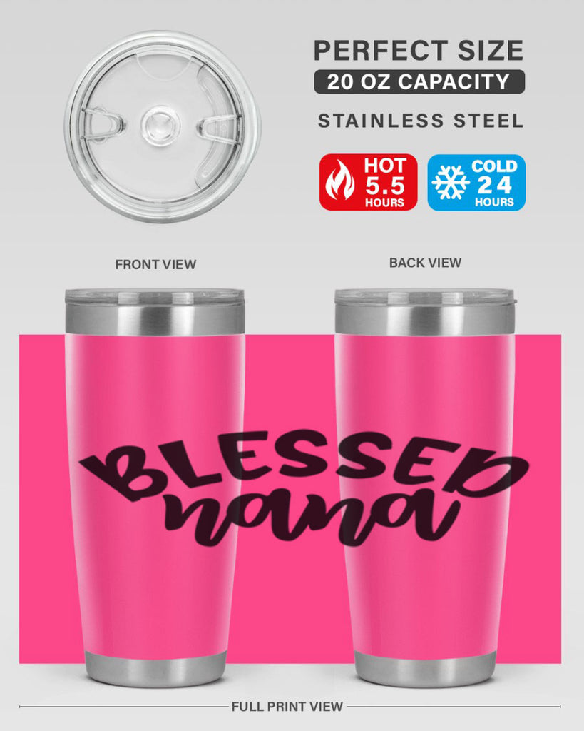 blessed nana 59#- grandma - nana- Tumbler