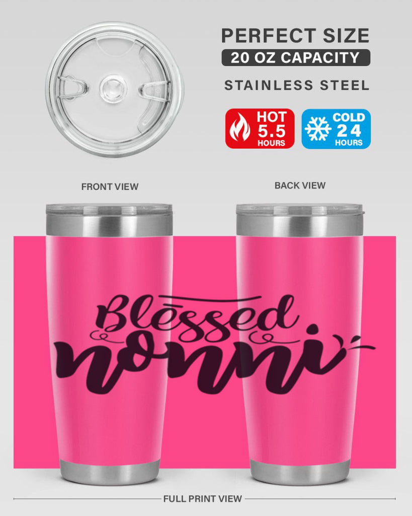 blessed nonni 57#- grandma - nana- Tumbler