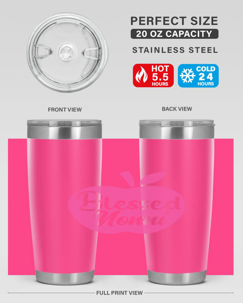 blessed nonni 58#- grandma - nana- Tumbler