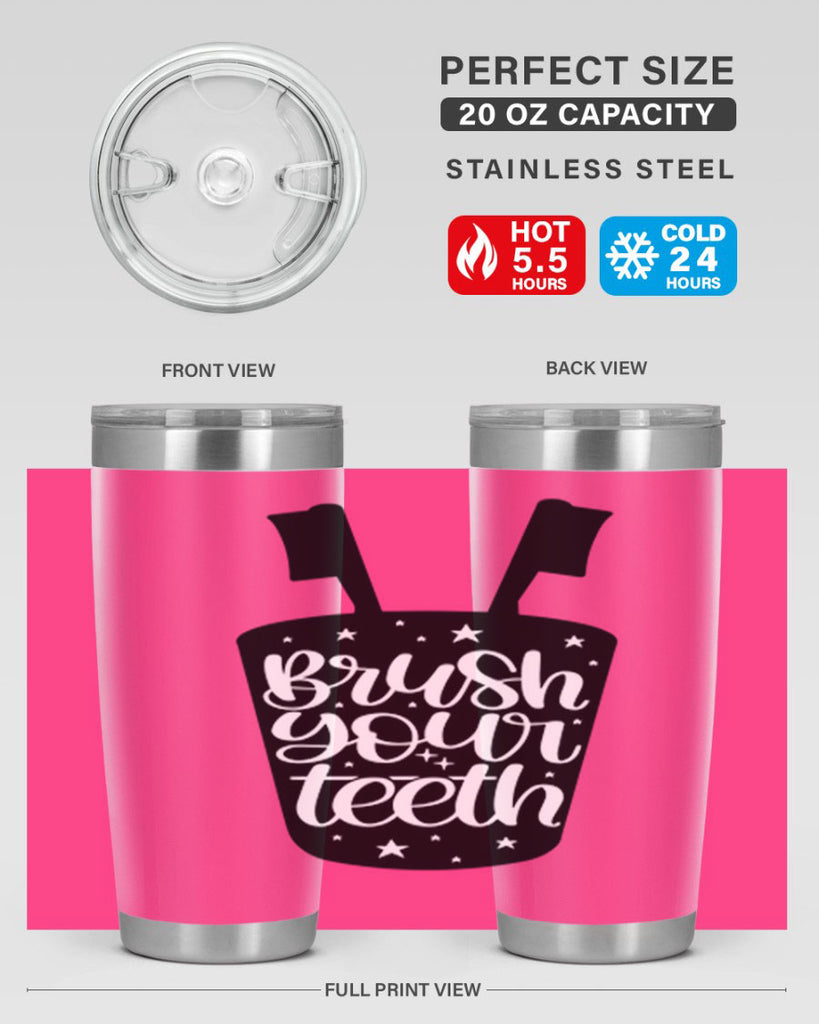 brush your teeth 45#- bathroom- Tumbler