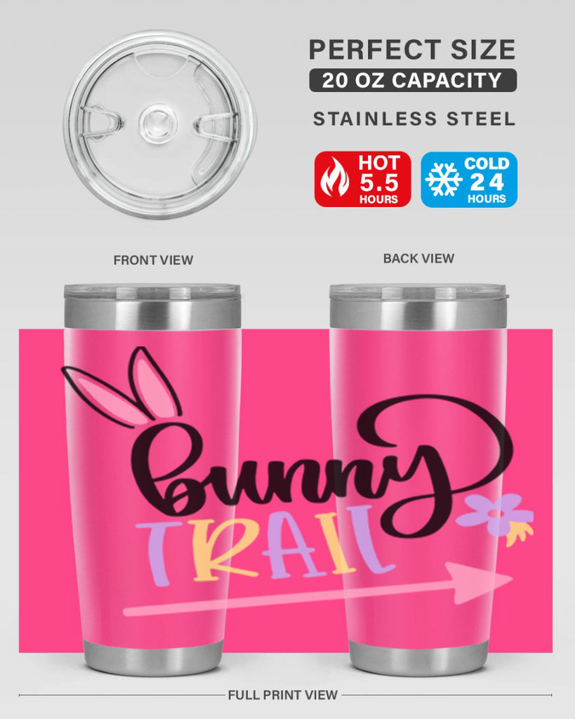 bunny trail 67#- easter- Tumbler