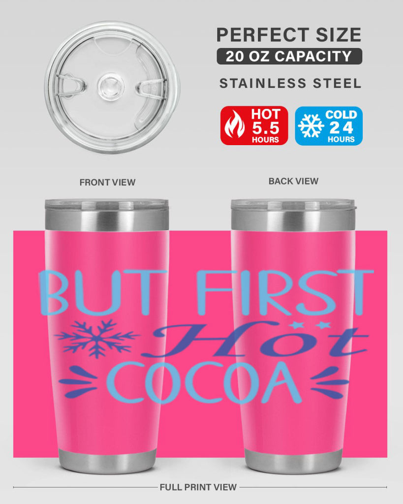 but first hot cocoa 33#- winter- Tumbler