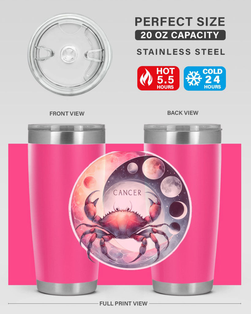 cancer 166#- zodiac- Tumbler