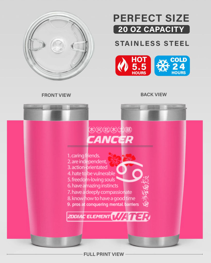 cancer 175#- zodiac- Tumbler